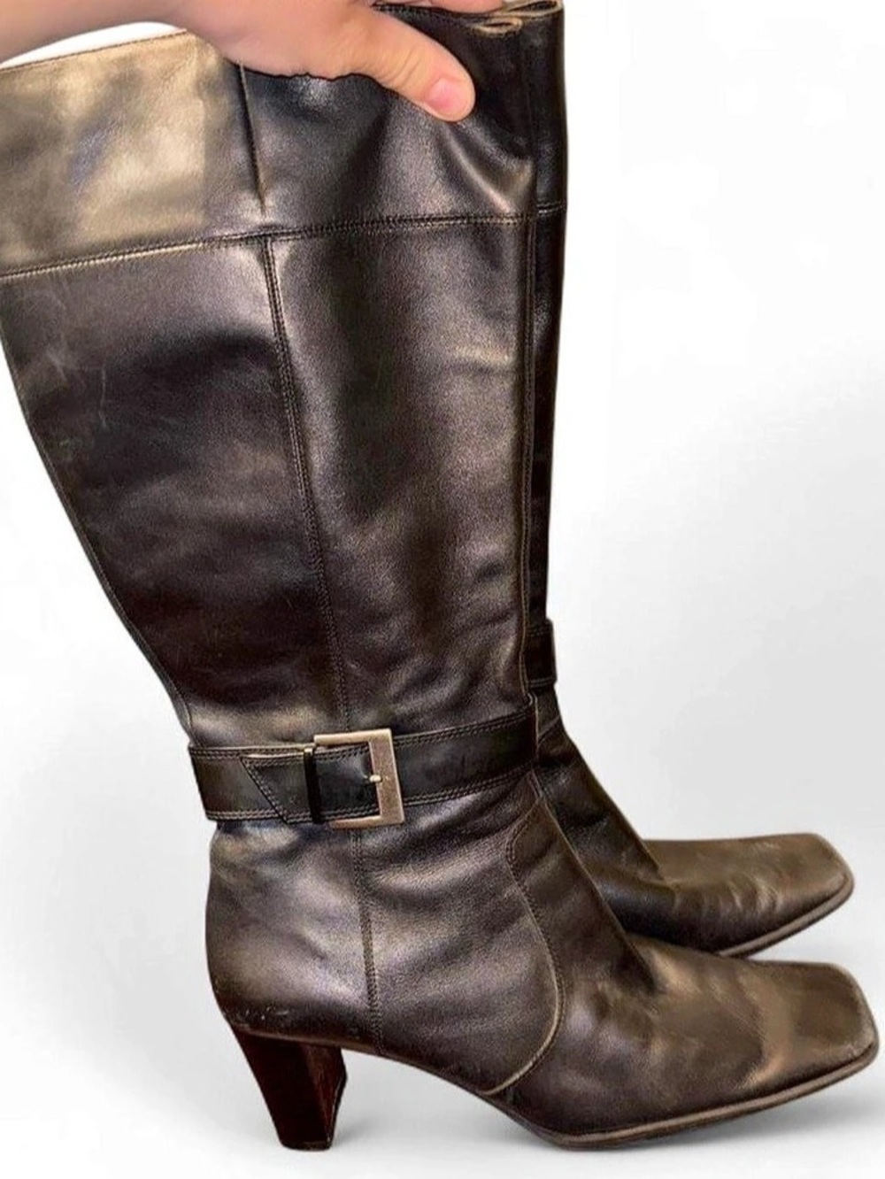 Women's Black Heeled Boots